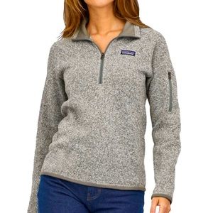 Patagonia half-zip in grey. Like new.